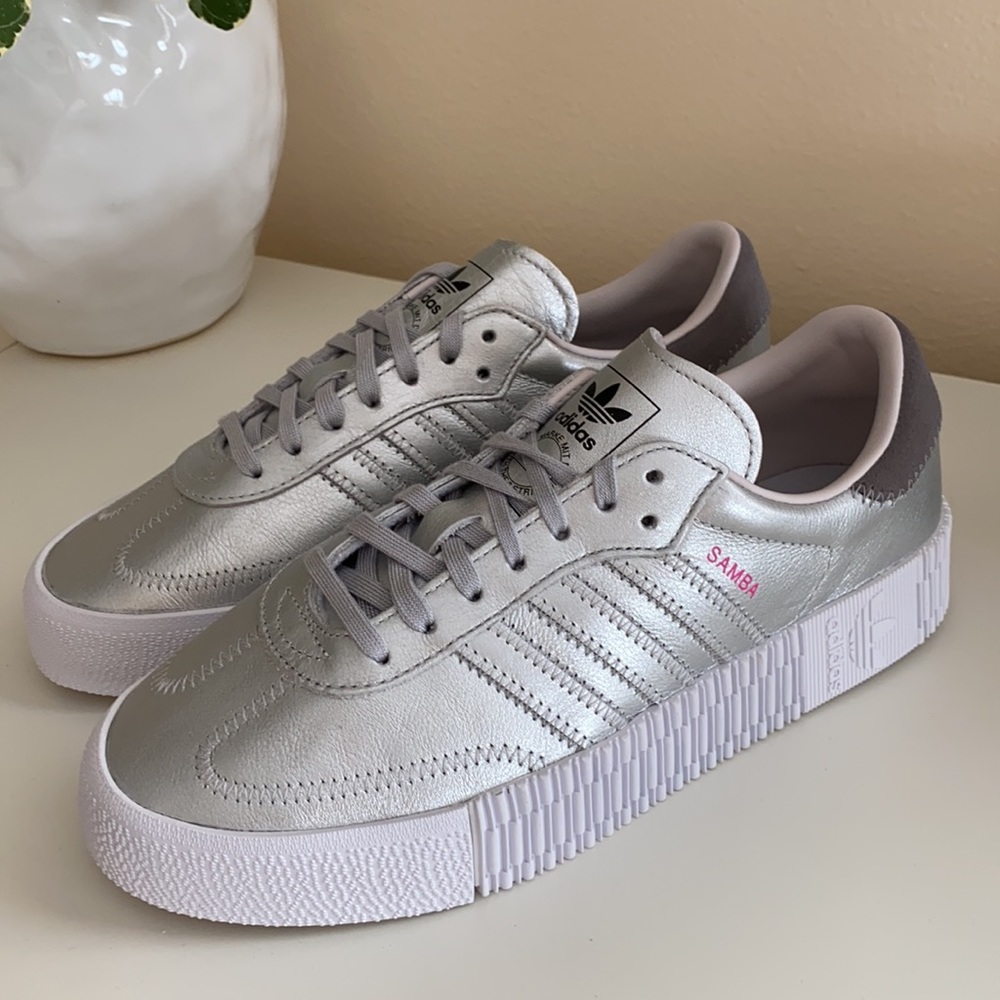 New adidas samba rose silver sneakers - Picture 5 of 12